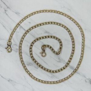 Gold Tone Chain Link Purse Handbag Replacement Strap ✨